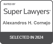 Rated by Super Lawyers, Alexandros H. Cornejo , Selected in 2024